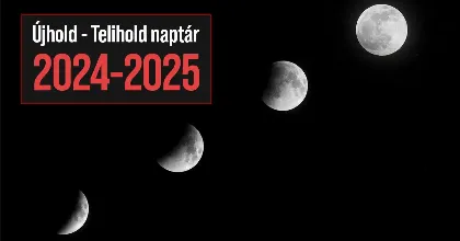 Mikor van Telihold és Újhold 2024-ben? Holdtölte és Újhold-naptár 2024-25
