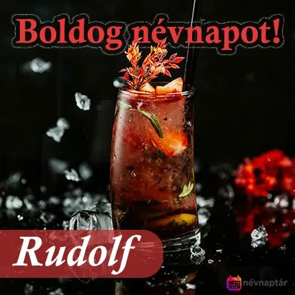 Rudolf névnapi köszöntő
