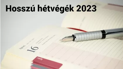 Kevés négy napos hétvége, viszont nincs munkanapáthelyezés 2023-ban