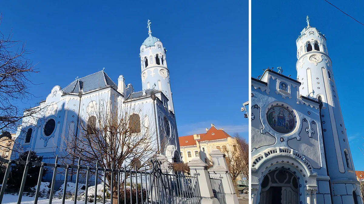 Blue Church in Bratislava