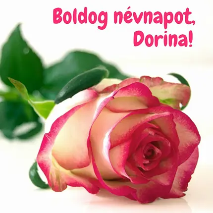 Dorina névnapi köszöntő