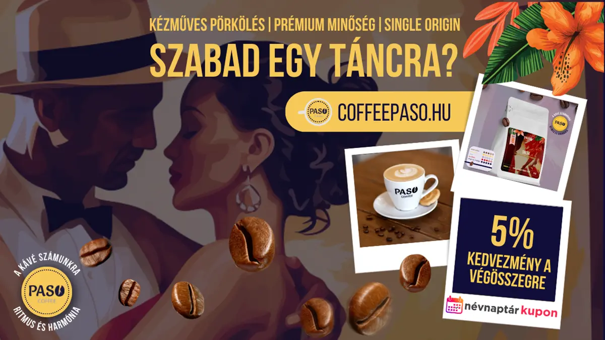 Coffee Paso Névnaptár kupon