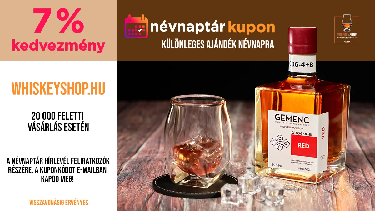 whiskeshop.hu - Gemenc whiskey kupon